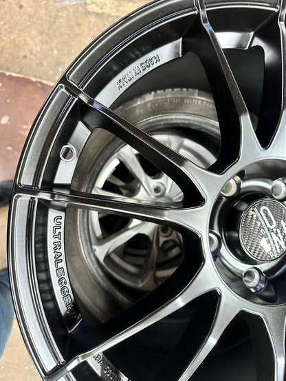 New 18X8 ET45 OZ Racing Superturismo Rim (4 wheel) Matt Black 5X112