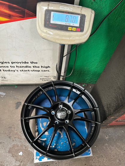 New 18X8 ET45 OZ Racing Superturismo Rim (4 wheel) Matt Black 5X112