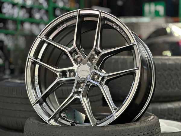 New 18X8.5 ET35 Lenso V3N Rim (4 wheel) Hyper Black 5X114.3