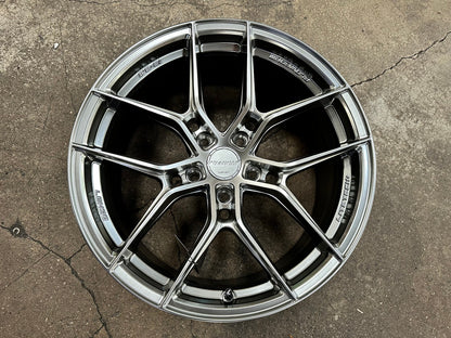 New 18X8.5 ET35 Lenso V3N Rim (4 wheel) Hyper Black 5X114.3