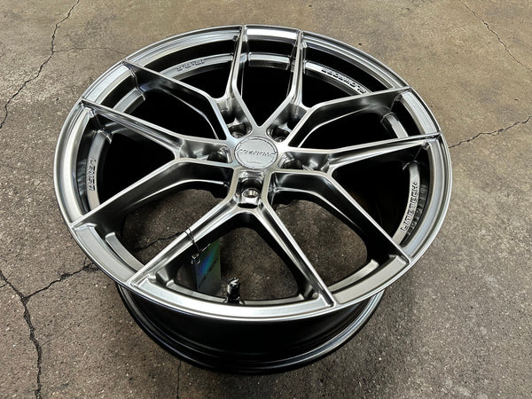 New 18X8.5 ET35 Lenso V3N Rim (4 wheel) Hyper Black 5X114.3