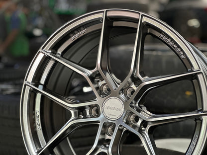 New 18X8.5 ET35 Lenso V3N Rim (4 wheel) Hyper Black 5X114.3