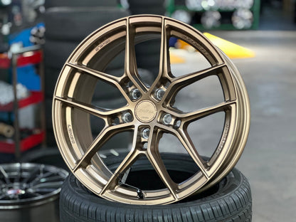 New 18X8.5 ET35 Lenso V3N Rim (4 wheel) Matt Bronze 5X114.3