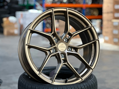 New 18X8.5 ET35 Lenso V3N Rim (4 wheel) Matt Bronze 5X114.3