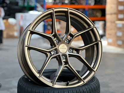 New 18X8.5 ET35 Lenso V3N Rim (4 wheel) Matt Bronze 5X114.3