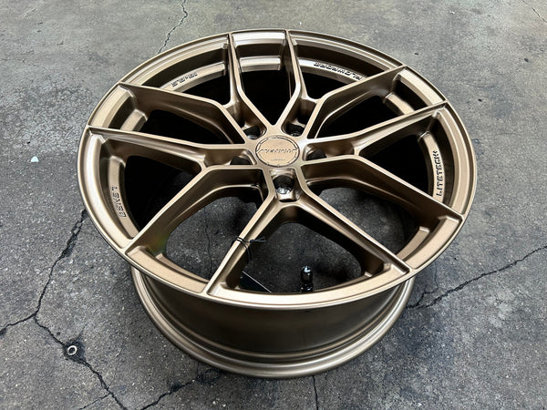 New 18X8.5 ET35 Lenso V3N Rim (4 wheel) Matt Bronze 5X114.3