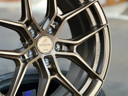 New 18X8.5 ET35 Lenso V3N Rim (4 wheel) Matt Bronze 5X114.3