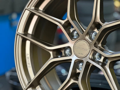 New 18X8.5 ET35 Lenso V3N Rim (4 wheel) Matt Bronze 5X114.3