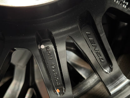 New 17X9 ET0 Lenso Valor Rim (4 wheel) Matt Black 6X139.7