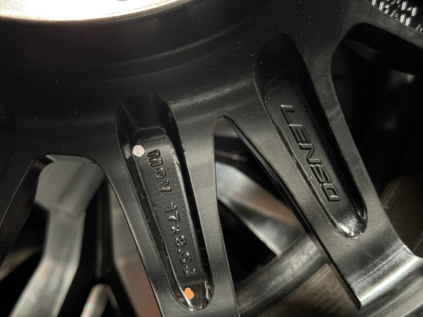 New 17X9 ET0 Lenso Valor Rim (4 wheel) Matt Black 6X139.7