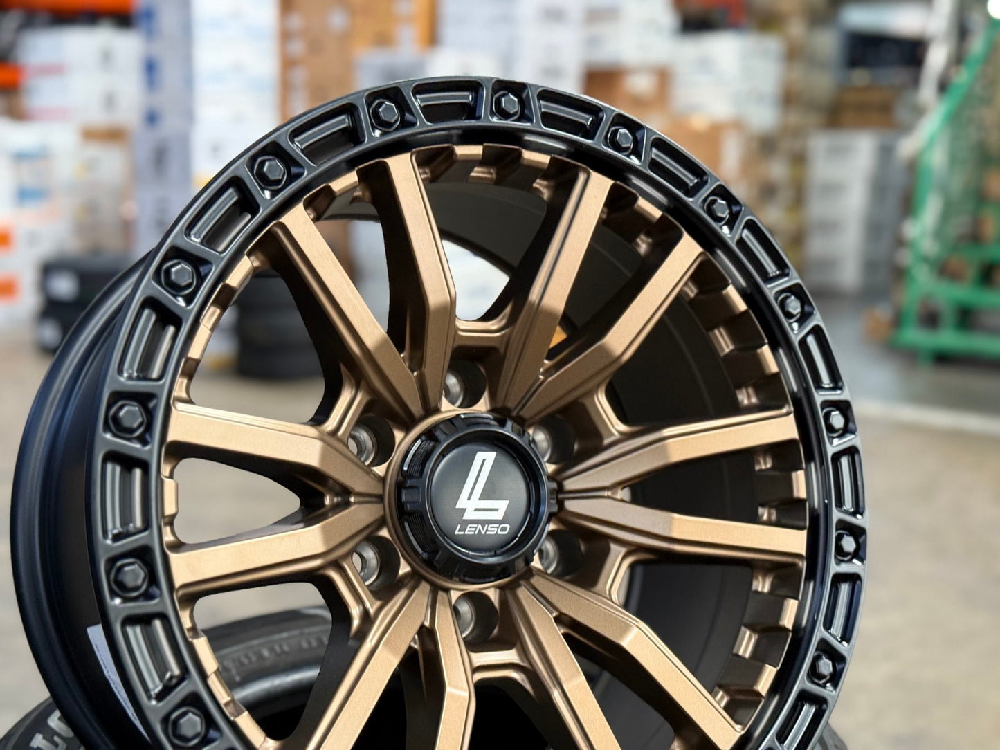 New 17X9 ET0 Lenso Valor Rim (4 wheel) Matt Bronze 6X139.7