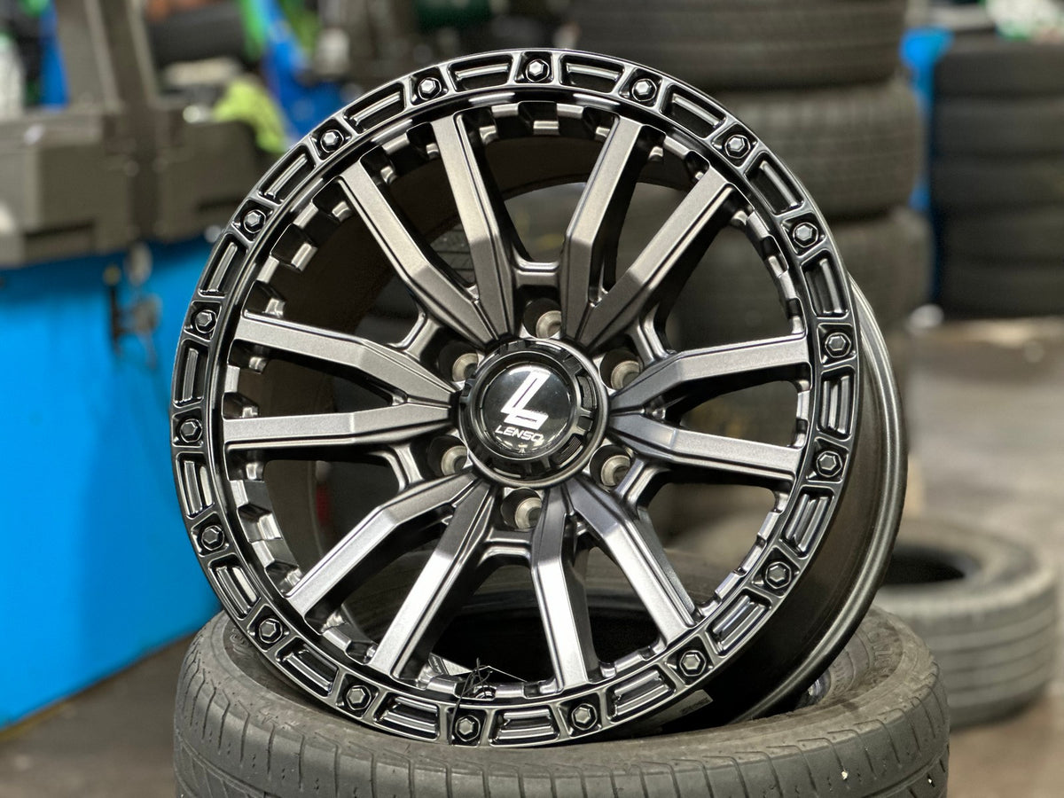 New 18X9 ET0 Lenso Valor Rim (4 wheel) Matt Black 6X139.7