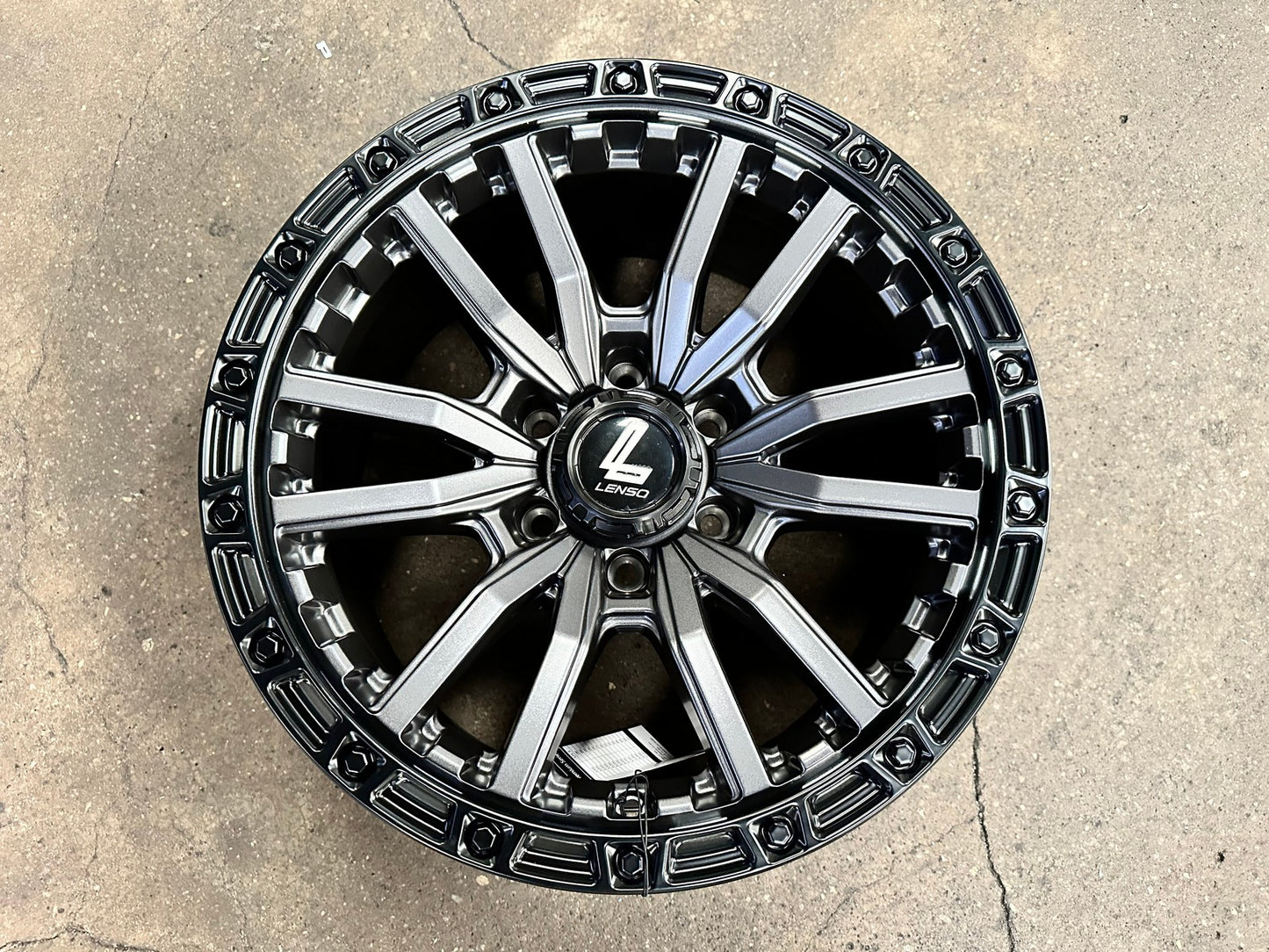 New 18X9 ET0 Lenso Valor Rim (4 wheel) Matt Black 6X139.7