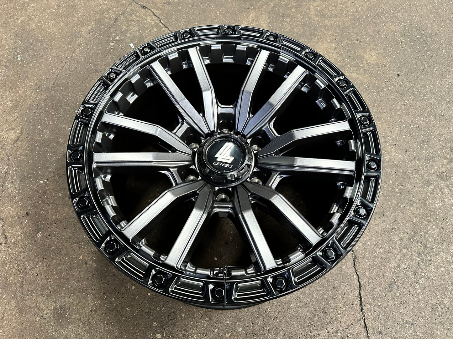 New 18X9 ET0 Lenso Valor Rim (4 wheel) Matt Black 6X139.7