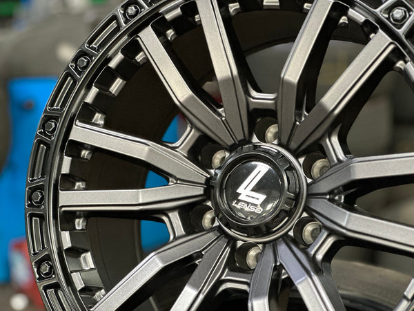 New 18X9 ET0 Lenso Valor Rim (4 wheel) Matt Black 6X139.7