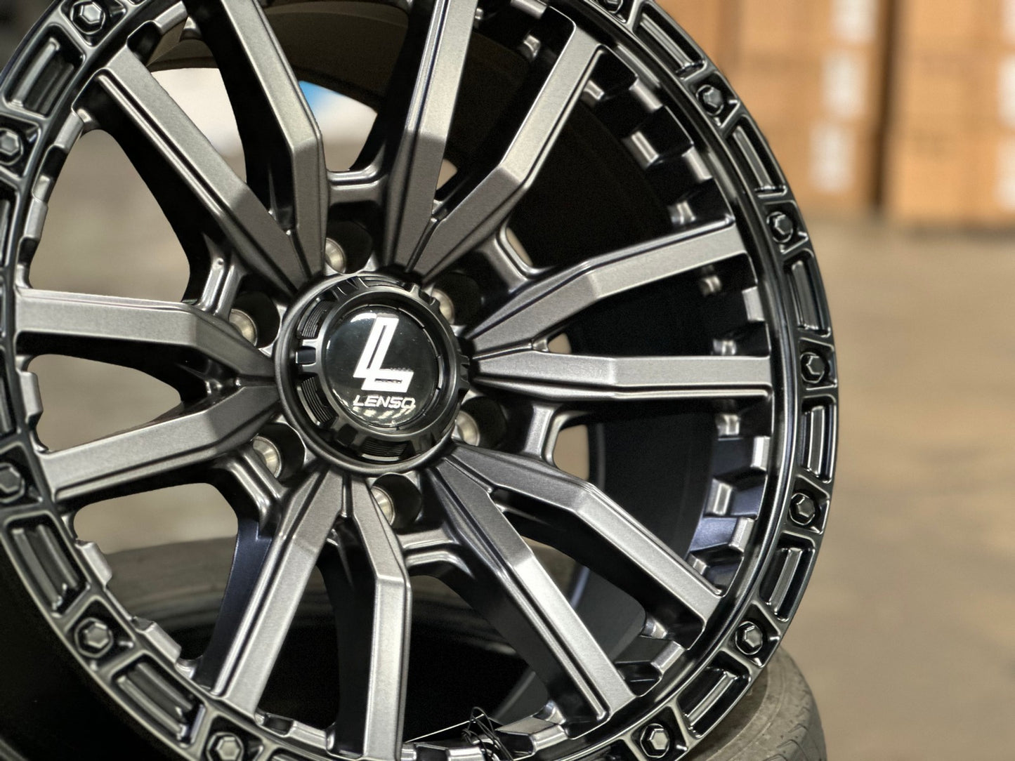 New 18X9 ET0 Lenso Valor Rim (4 wheel) Matt Black 6X139.7
