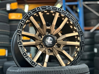 New 18X9 ET0 Lenso Valor Rim (4 wheel) Matt Bronze 6X139.7