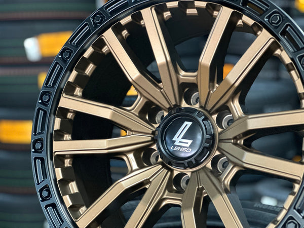 New 18X9 ET0 Lenso Valor Rim (4 wheel) Matt Bronze 6X139.7