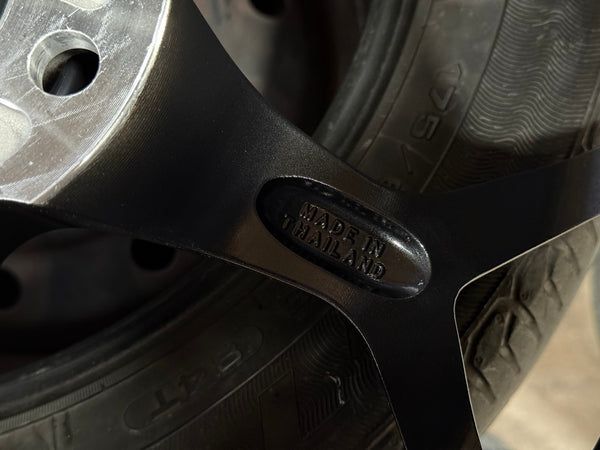 New 18X8.5 ET35 Lenso Vamos 5 Rim (4 wheel) Matt Black 5X114.3