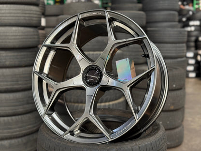 New 20X9 ET35 Lenso Vamos Rim (4 wheel) Matt Gunmetal 5X114.3