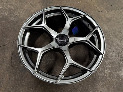 New 20X9 ET35 Lenso Vamos Rim (4 wheel) Matt Gunmetal 5X114.3