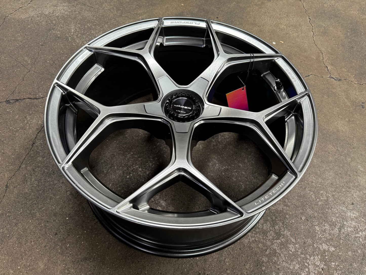 New 20X9 ET35 Lenso Vamos Rim (4 wheel) Matt Gunmetal 5X114.3