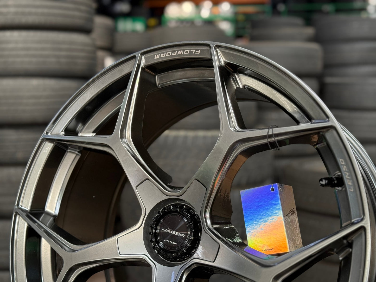 New 20X9 ET35 Lenso Vamos Rim (4 wheel) Matt Gunmetal 5X114.3