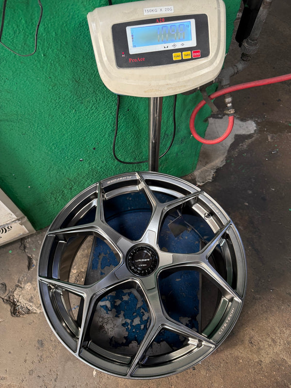 New 20X9 ET35 Lenso Vamos Rim (4 wheel) Matt Gunmetal 5X114.3