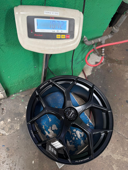 New 20X9 ET35 Lenso Vamos Rim (4 wheel) Matt Black 5X114.3