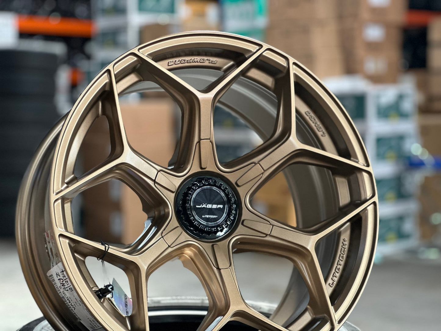 New 18X9 ET15 Lenso Vamos Rim (4 wheel) Matt Bronze 6X139.7