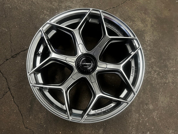 New 18X9 ET15 Lenso Vamos Rim (4 wheel) Hyper Black 6X139.7