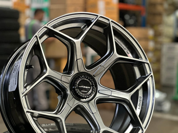 New 18X9 ET15 Lenso Vamos Rim (4 wheel) Hyper Black 6X139.7