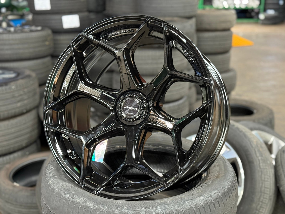 New 18X9 ET15 Lenso Vamos Rim (4 wheel) Gloss Black 6X139.7