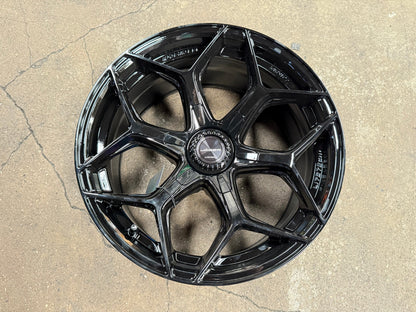 New 18X9 ET15 Lenso Vamos Rim (4 wheel) Gloss Black 6X139.7