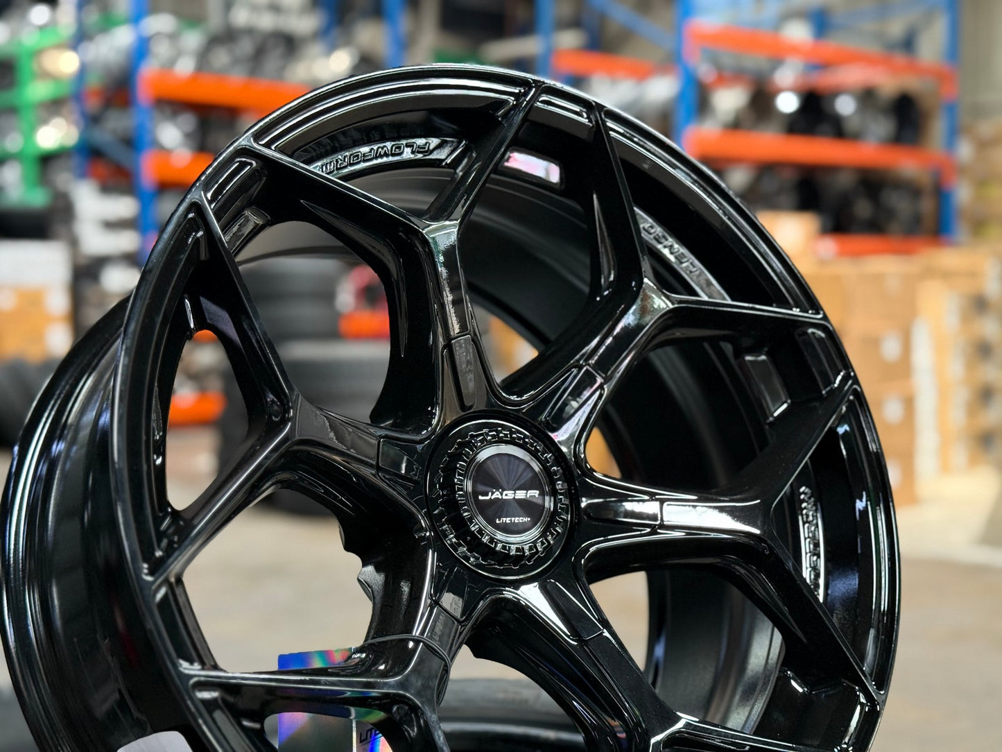 New 18X9 ET15 Lenso Vamos Rim (4 wheel) Gloss Black 6X139.7