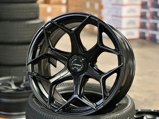 New 18X9 ET15 Lenso Vamos Rim (4 wheel) Matt Black 6X139.7