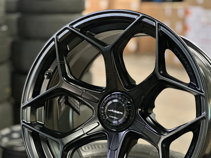 New 18X9 ET15 Lenso Vamos Rim (4 wheel) Matt Black 6X139.7