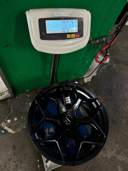 New 18X9 ET15 Lenso Vamos Rim (4 wheel) Matt Black 6X139.7