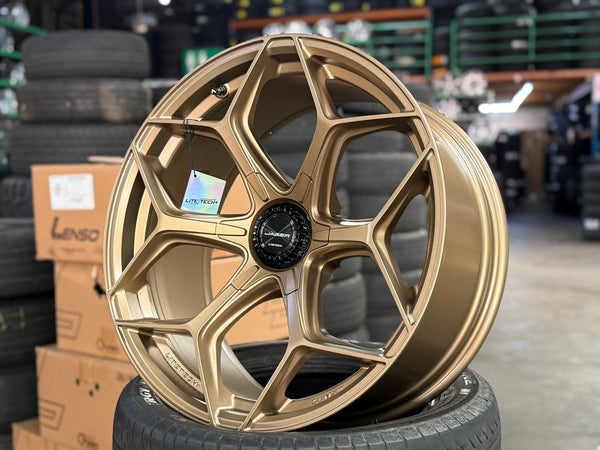 New 20X9 ET15 Lenso Vamos Rim (4 wheel) Matt Bronze 6X139.7