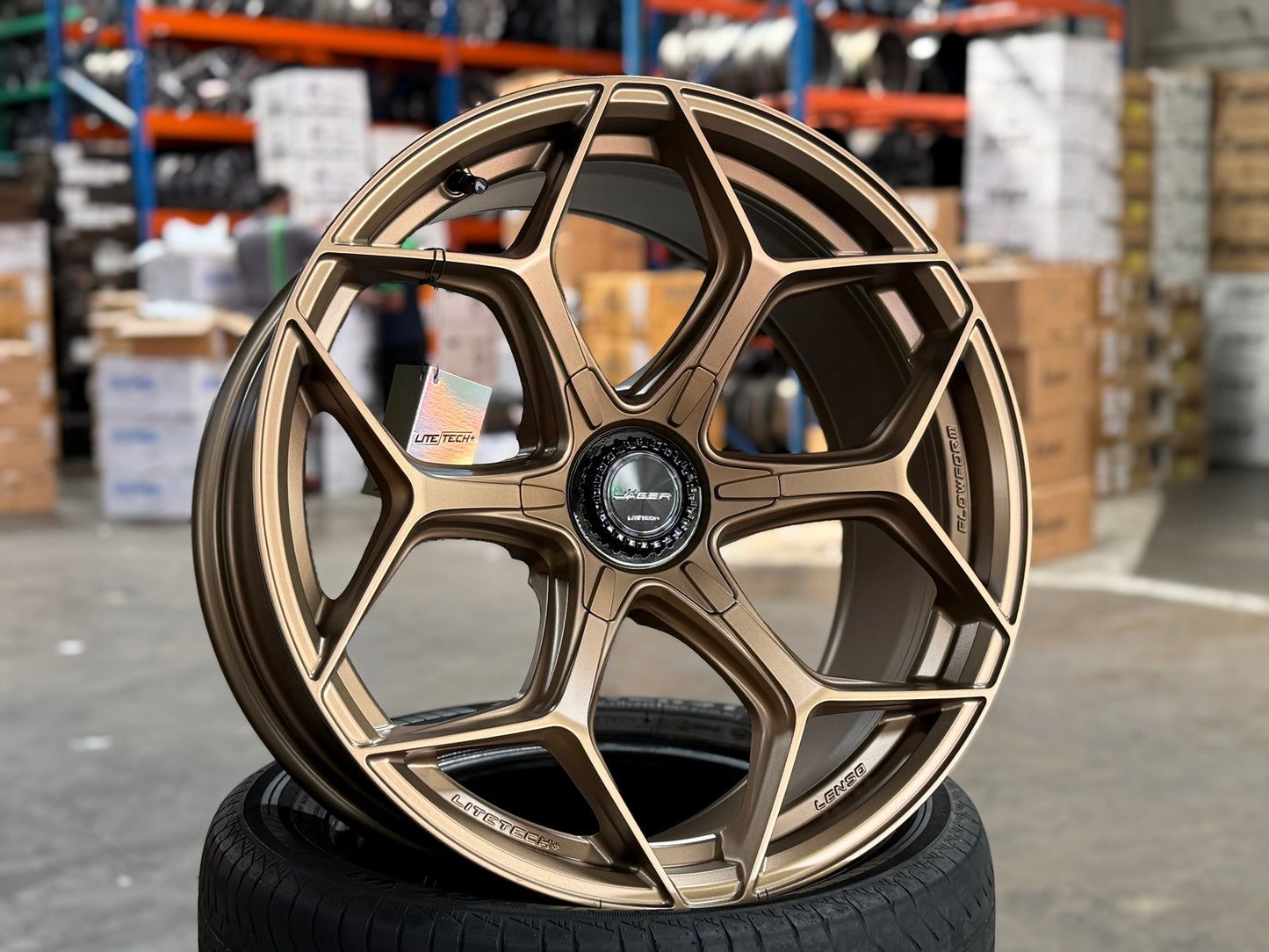 New 20X9 ET15 Lenso Vamos Rim (4 wheel) Matt Bronze 6X139.7