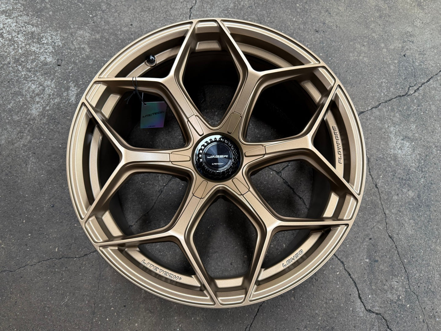 New 20X9 ET15 Lenso Vamos Rim (4 wheel) Matt Bronze 6X139.7