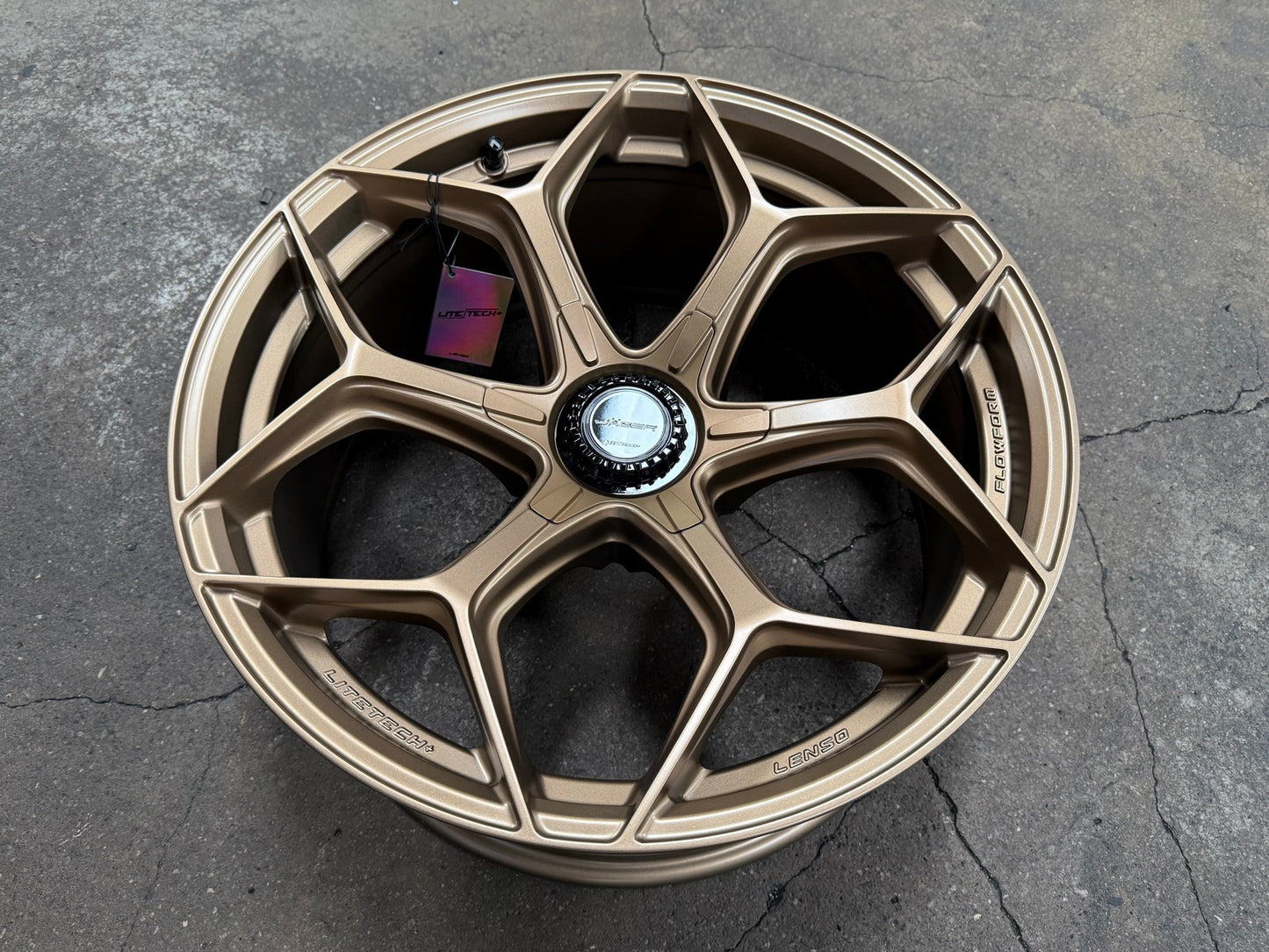 New 20X9 ET15 Lenso Vamos Rim (4 wheel) Matt Bronze 6X139.7