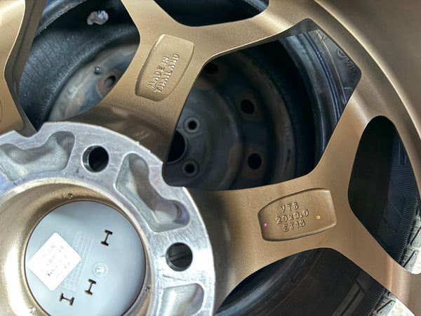 New 20X9 ET15 Lenso Vamos Rim (4 wheel) Matt Bronze 6X139.7