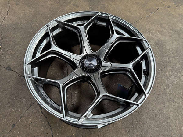 New 20X9 ET15 Lenso Vamos Rim (4 wheel) Hyper Black 6X139.7