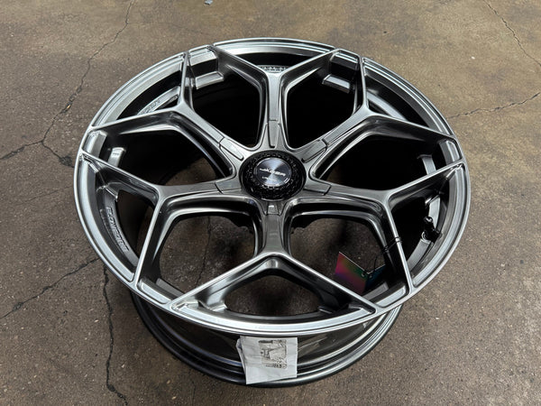 New 20X9 ET15 Lenso Vamos Rim (4 wheel) Hyper Black 6X139.7