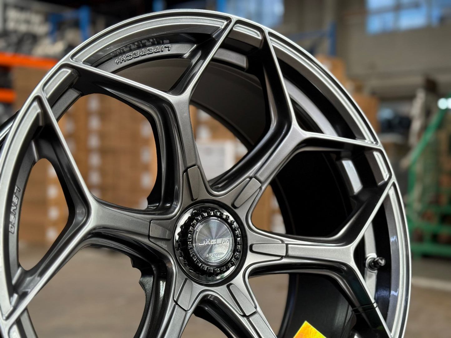 New 20X9 ET15 Lenso Vamos Rim (4 wheel) Hyper Black 6X139.7