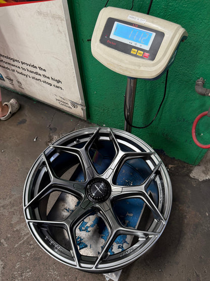 New 20X9 ET15 Lenso Vamos Rim (4 wheel) Hyper Black 6X139.7