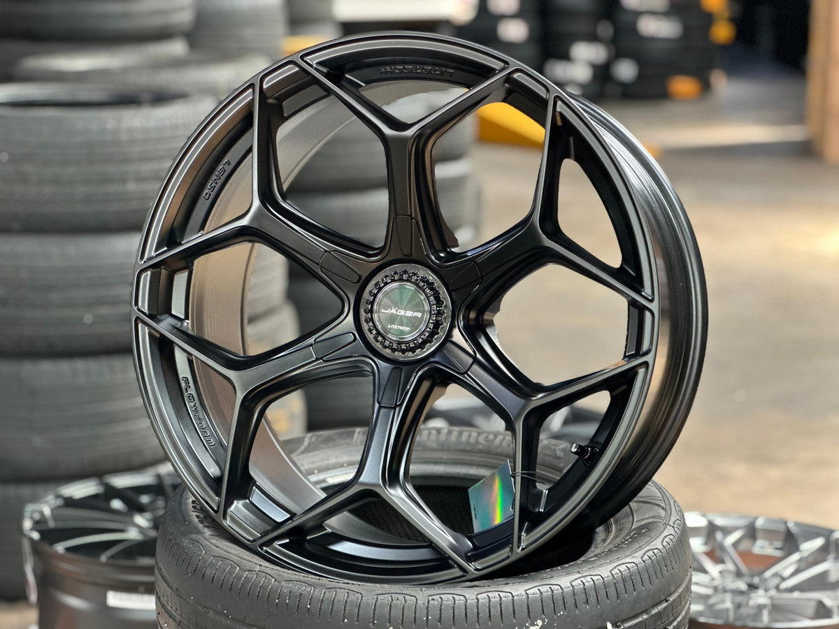 New 20X9 ET15 Lenso Vamos Rim (4 wheel) Matt Black 6X139.7