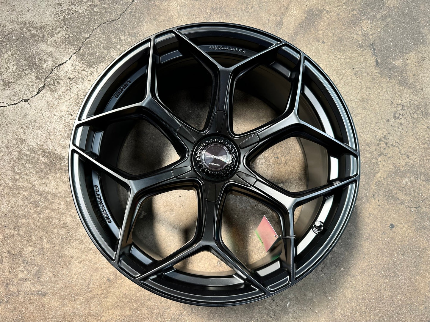 New 20X9 ET15 Lenso Vamos Rim (4 wheel) Matt Black 6X139.7