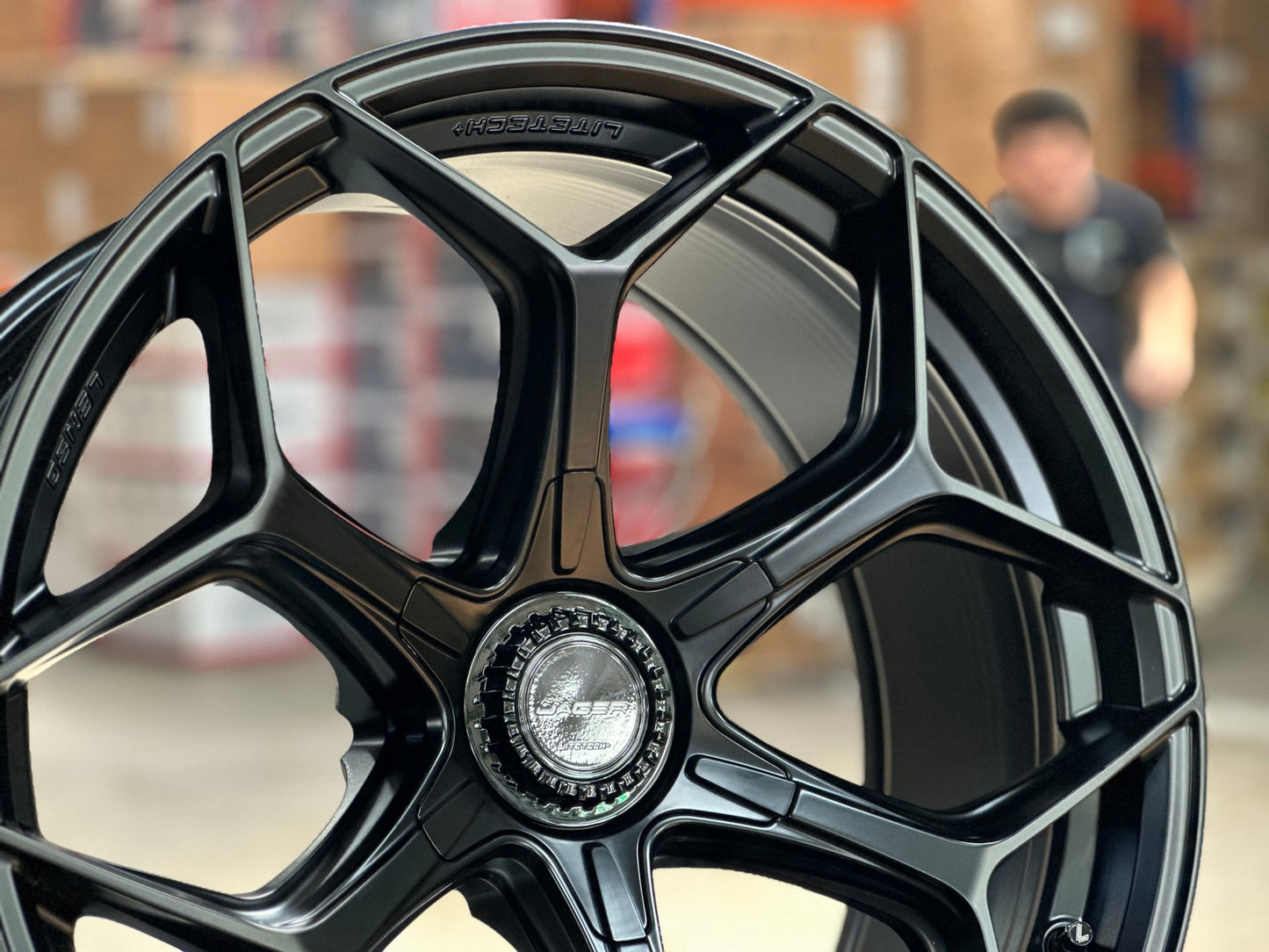 New 20X9 ET15 Lenso Vamos Rim (4 wheel) Matt Black 6X139.7